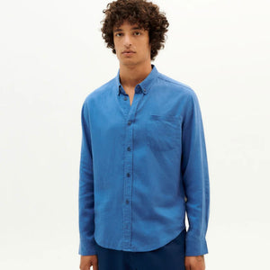 Heritage Blue Hemp Shirt