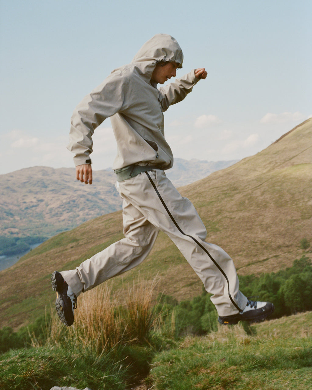 Warm Grey Romo Rain Jacket