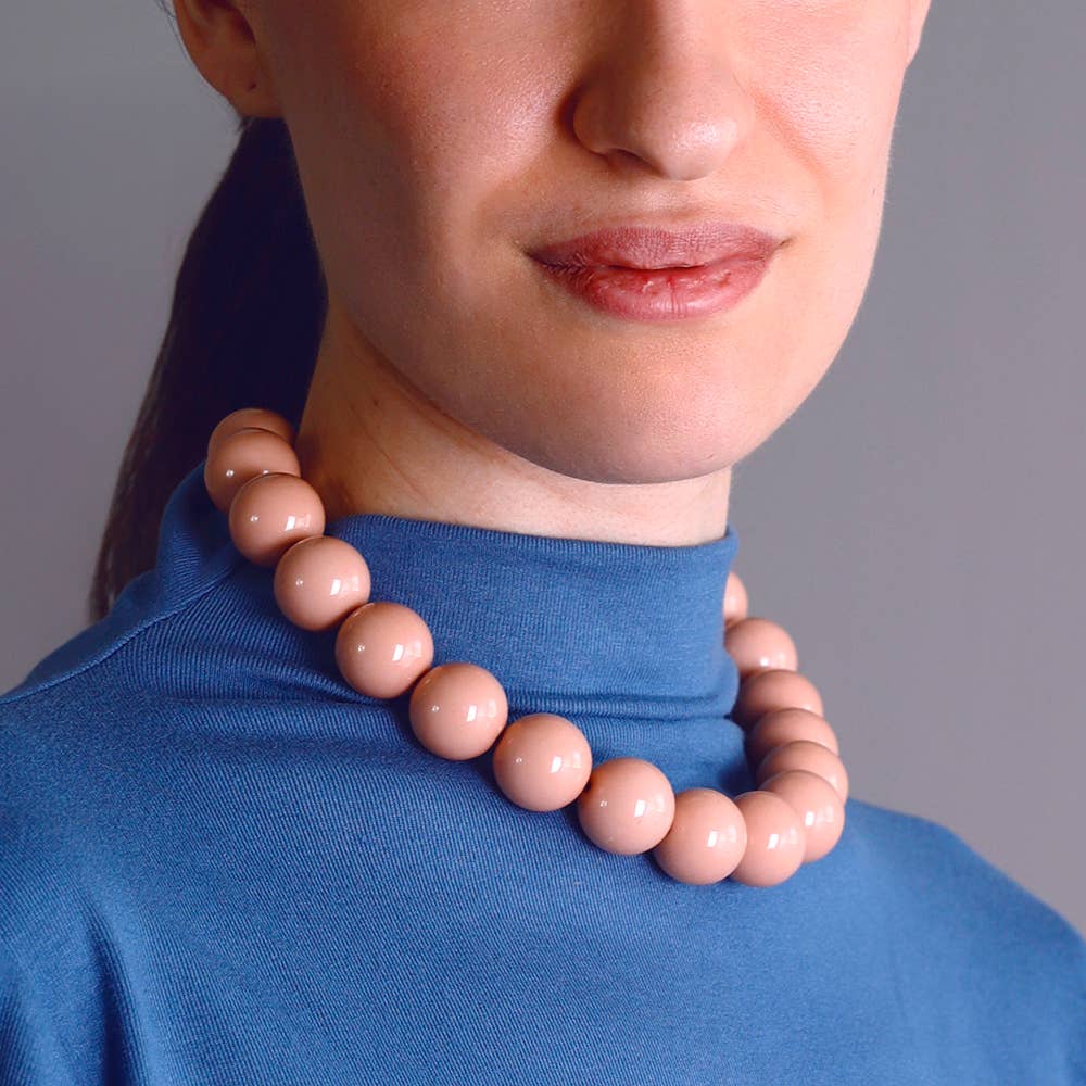 Resin Ball Bead Choker Teja