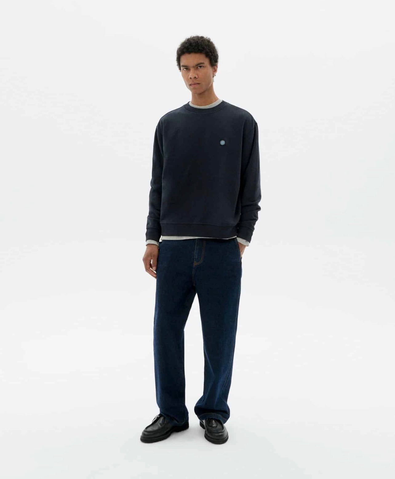 Navy Sun Sweatshirt