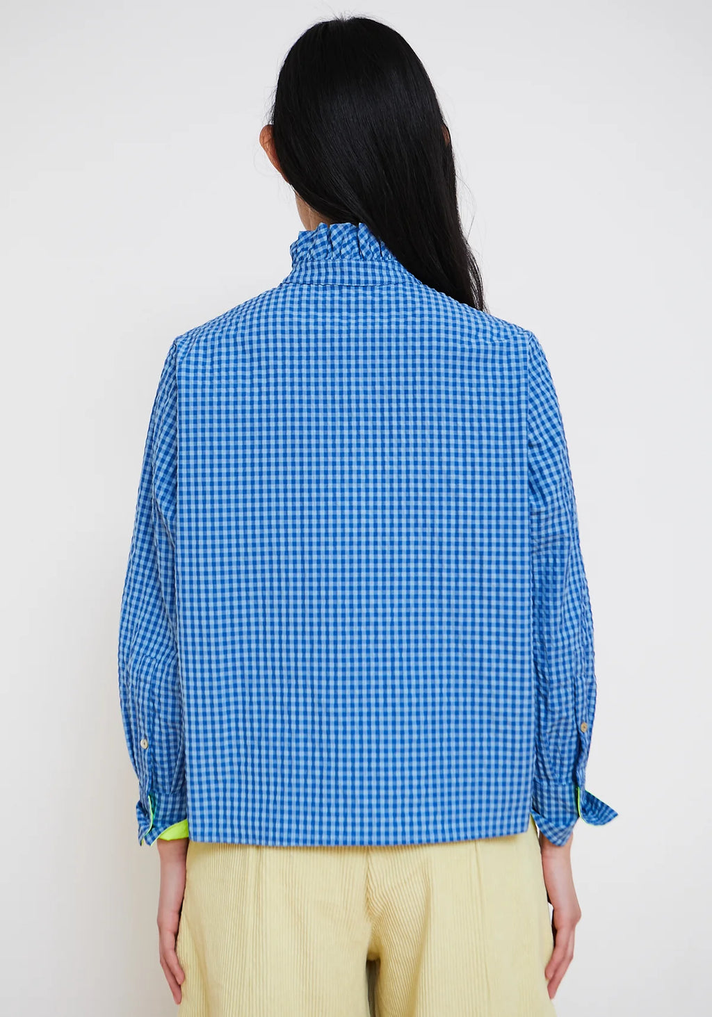 Blue Vichy Technical Shirt