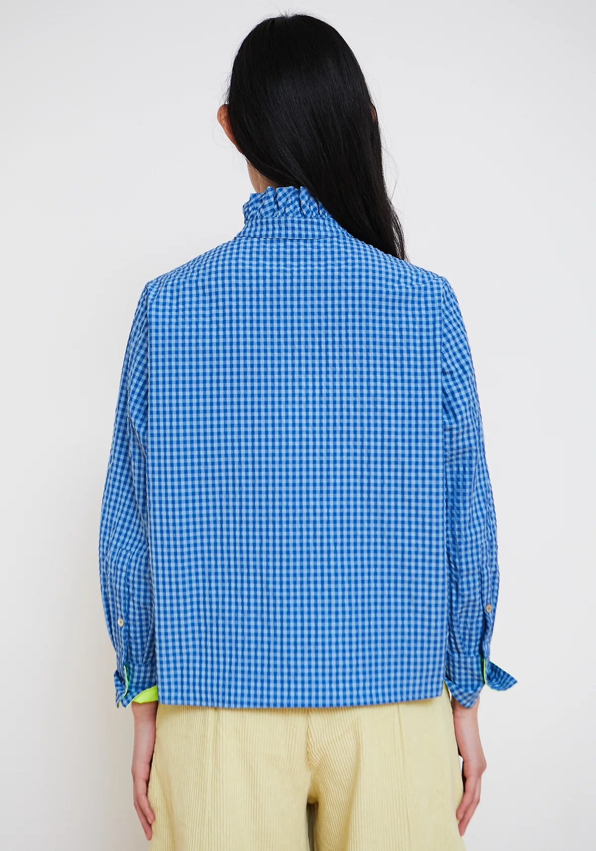 Blue Vichy Technical Shirt