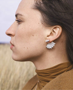 Boucles Poesie Silver Earrings