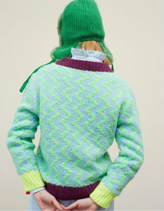 Green Coqueteo Sweater- Last One (M/L fits 12-14)