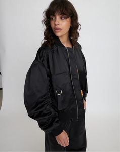 Oversized Bomber Jacket