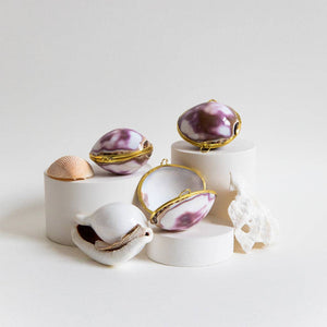 Lavender + Mint Lip Balm: Purple Cowry Shell