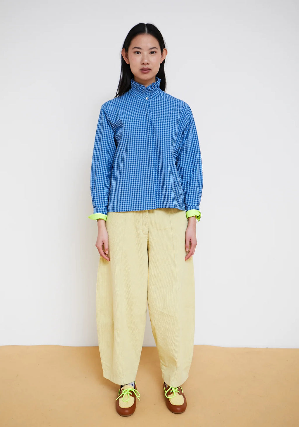 Blue Vichy Technical Shirt
