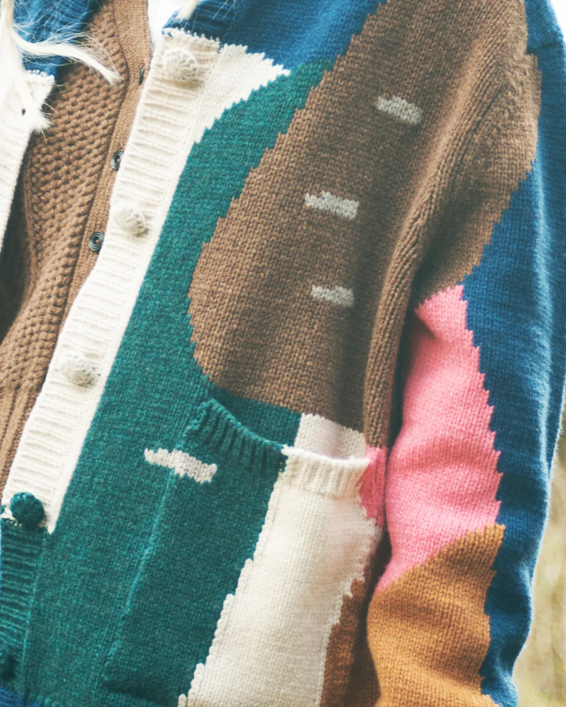 Merino Mushroom Cardigan