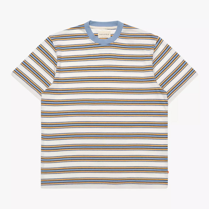 Whitstable Striped Cotton T-Shirt Blue/Multi