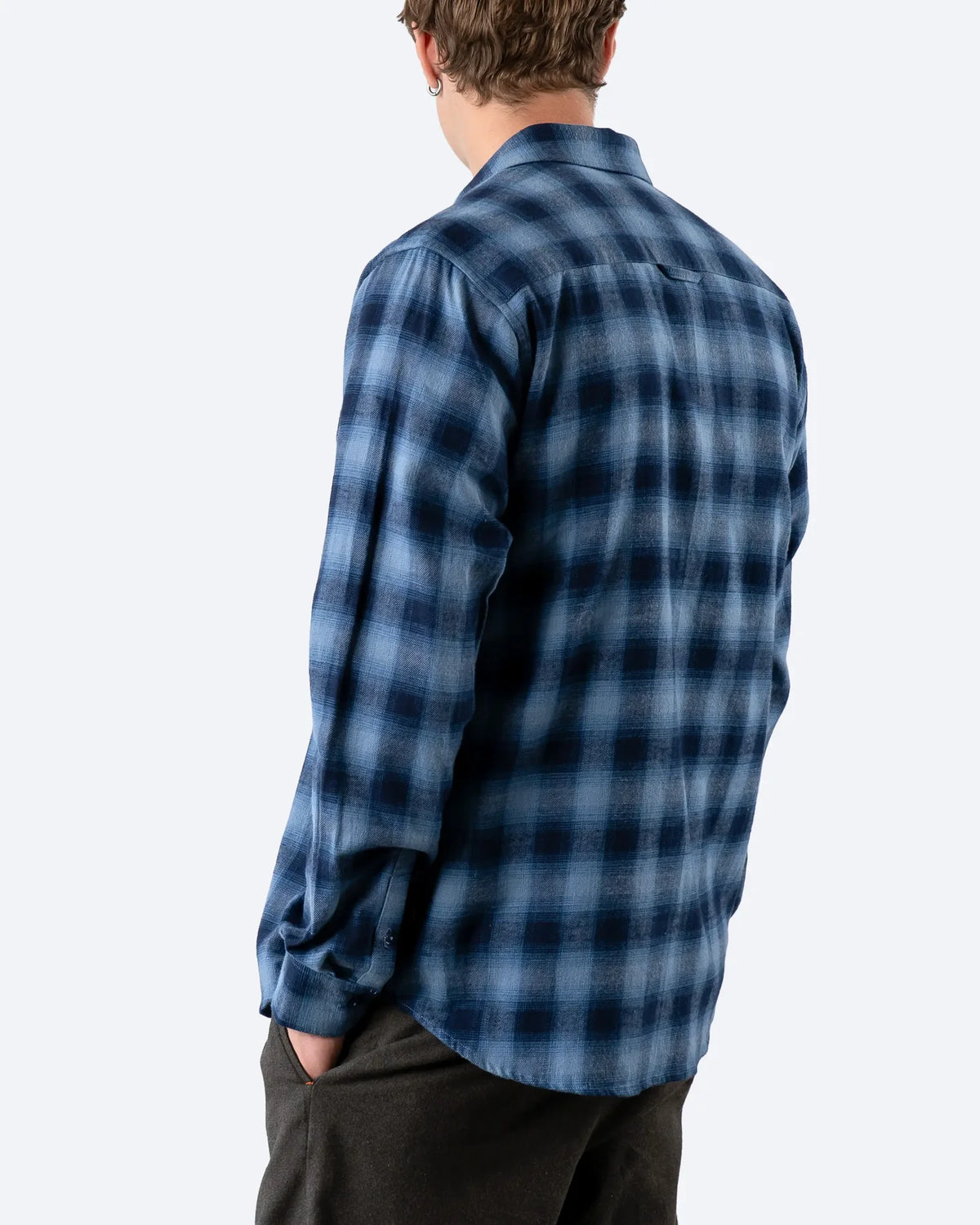 Blue Mustang Check Larry Shirt