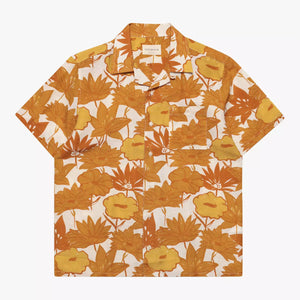 Selleck Flower Collage Short Sleeve Shirt
