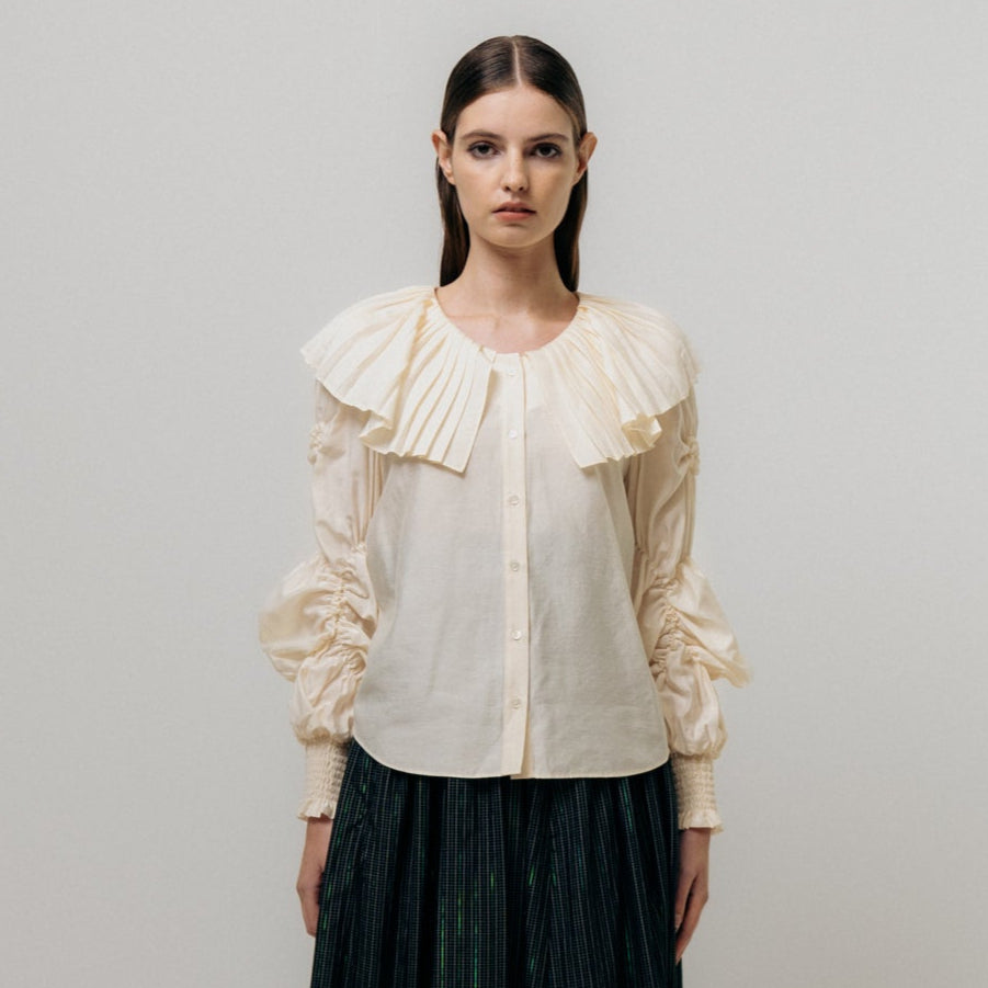 Butter Lapel Blouse