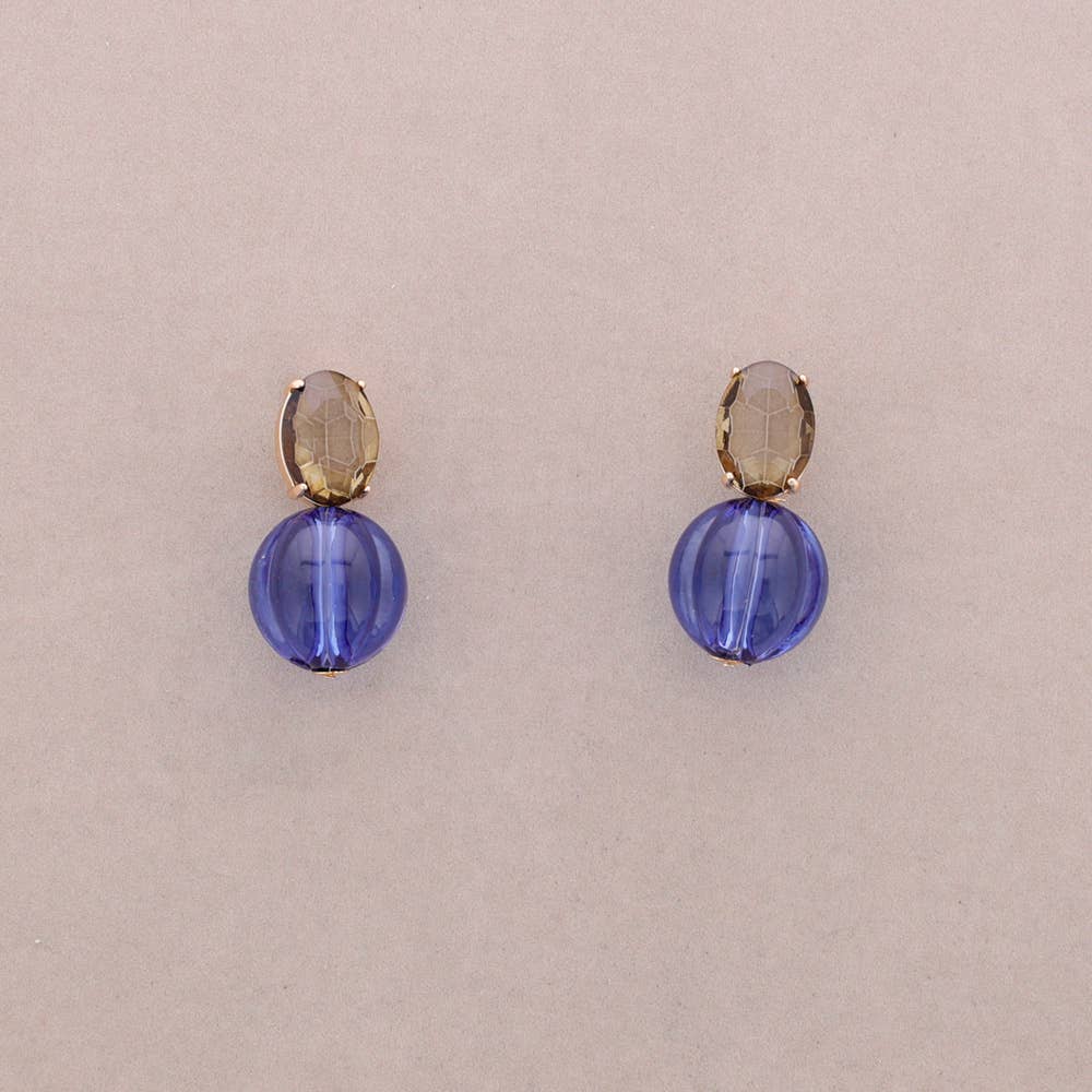 Ball Drop Earrings Azul