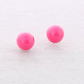 Rounded Steel Earrings Rose
