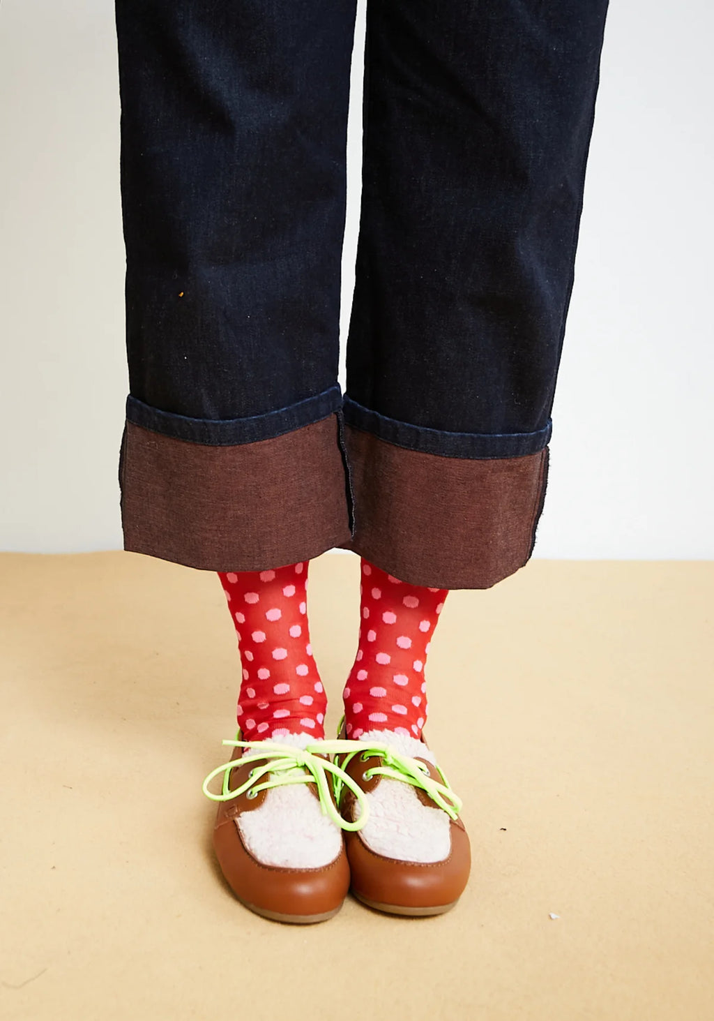 Red Polkadot Socks