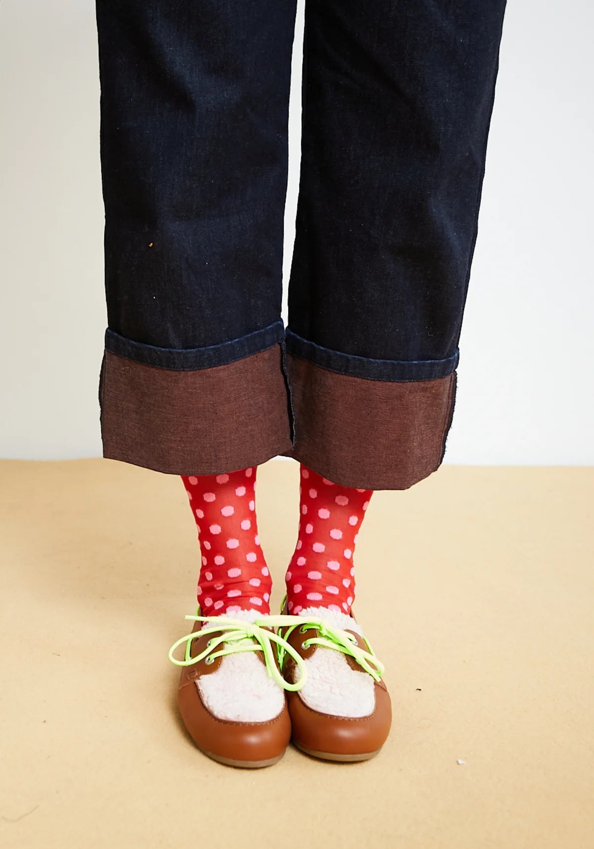 Red Polkadot Socks