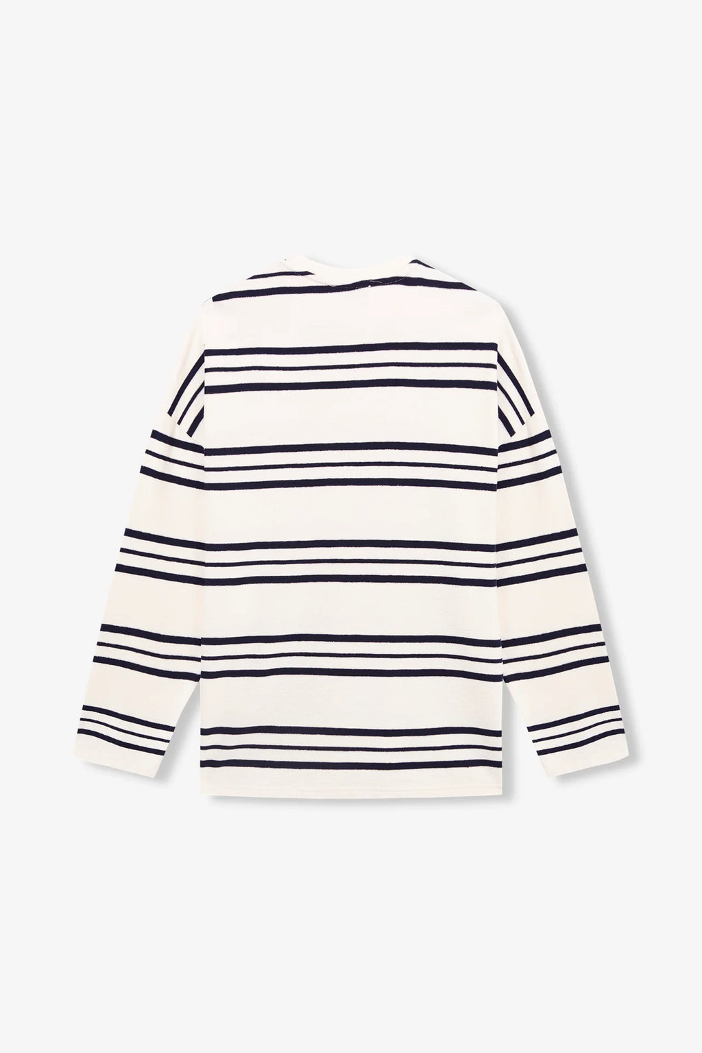 Dark Navy Stripe Terry T-shirt