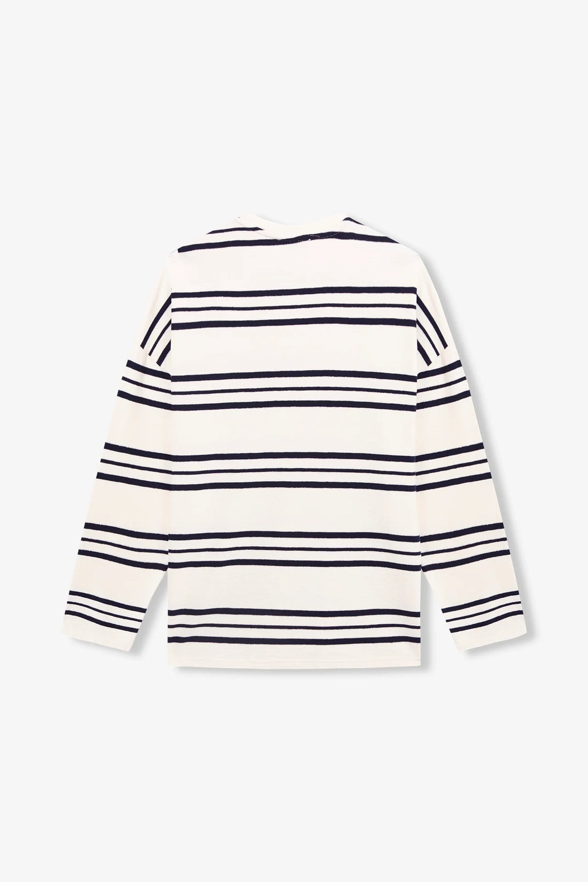 Dark Navy Stripe Terry T-shirt