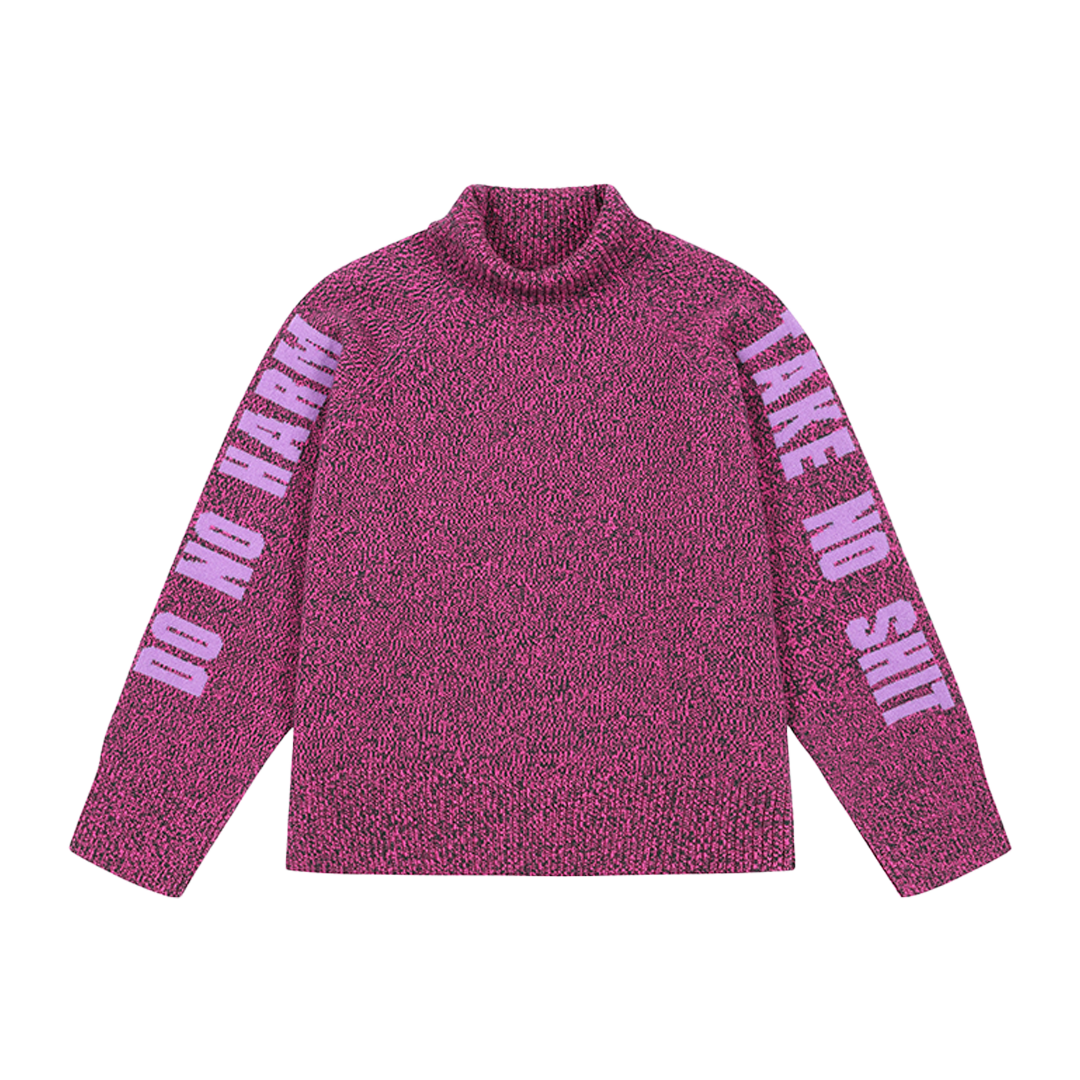 Do No Harm Take No Shit Merino Funnel Jumper