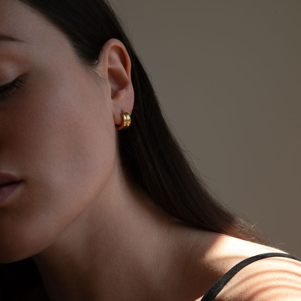 Gold Bonnie Hoop Earrings