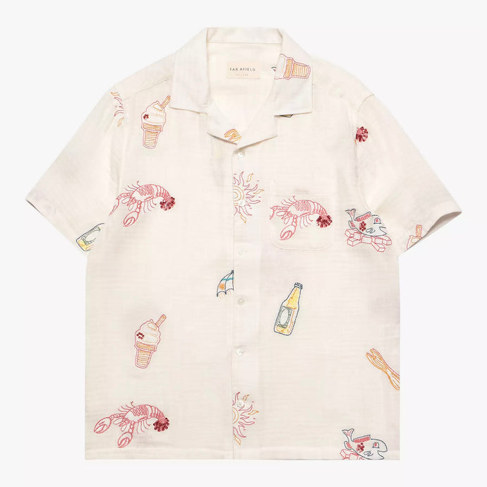 Embroidery Short Sleeve Shirt