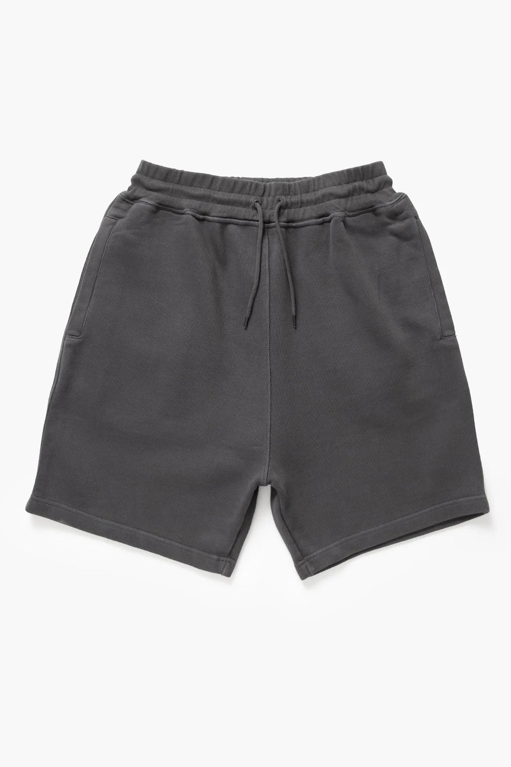 Washed Black Loopback Sweat Shorts