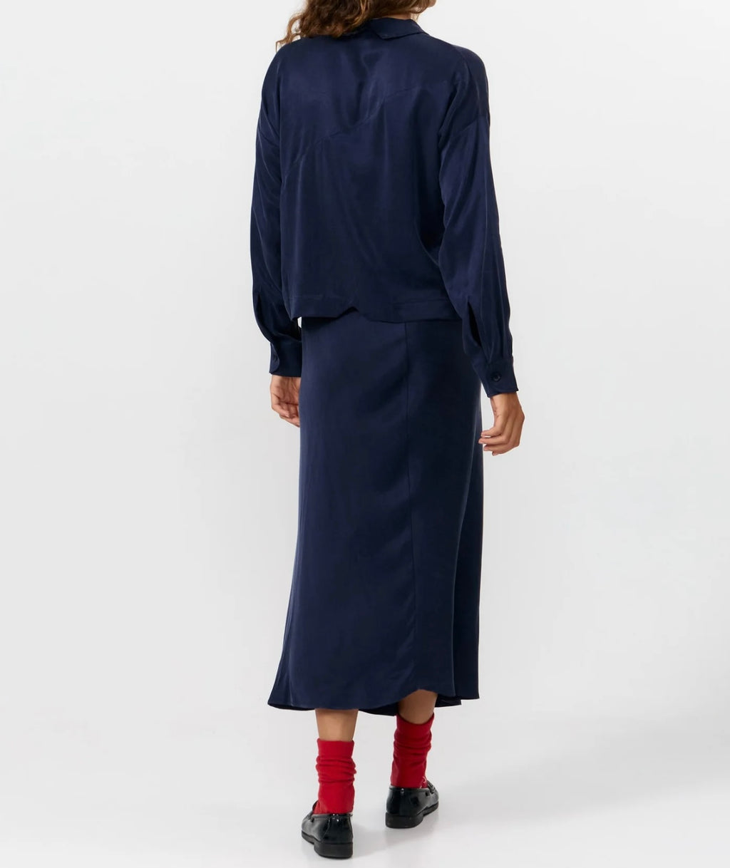 Noez Dark Blue Blouse
