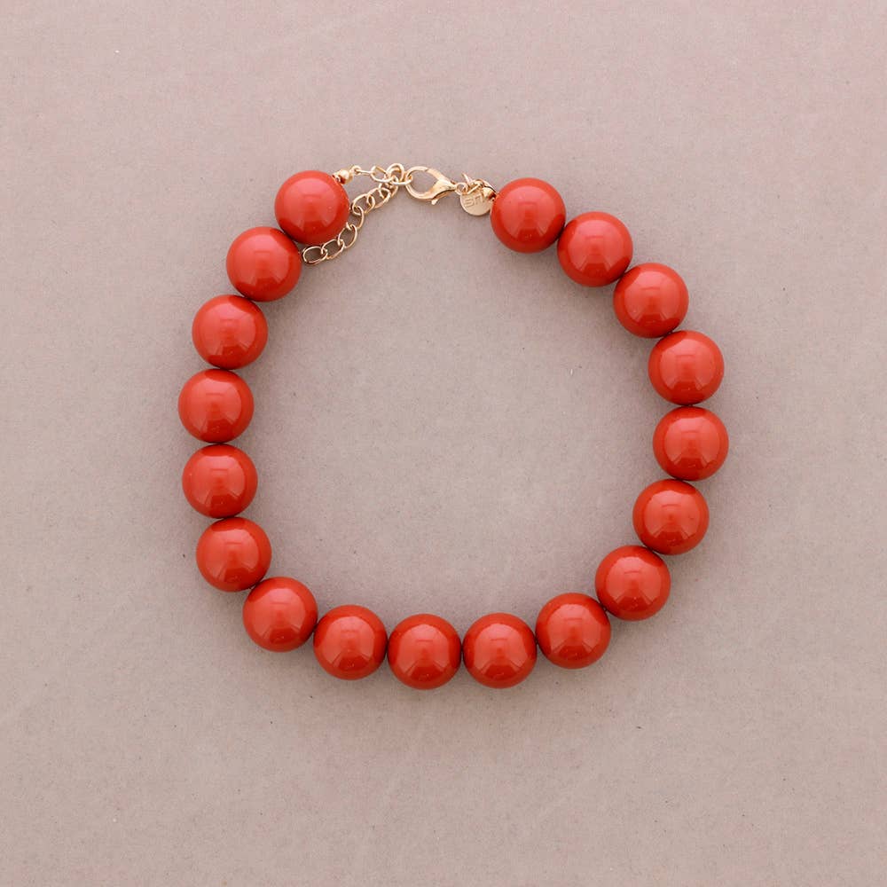 Resin Ball Bead Choker Teja