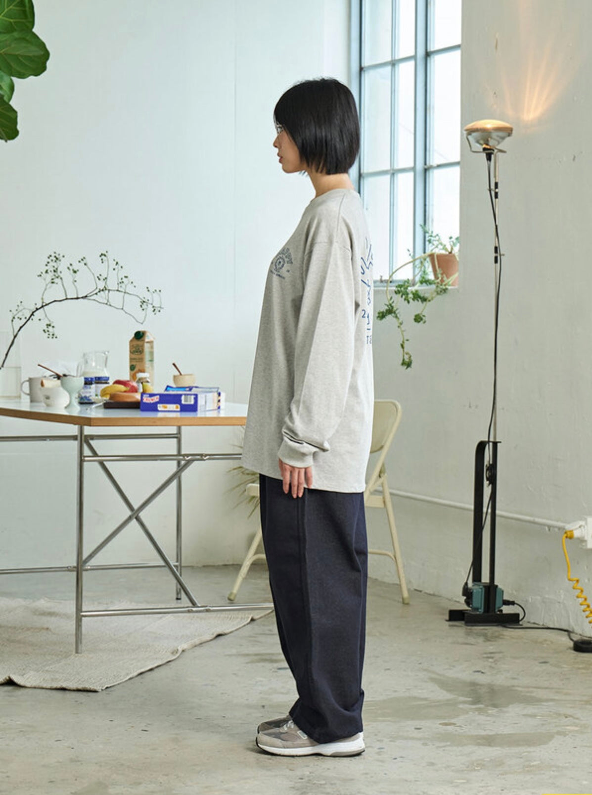 Wide Denim Trousers