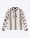 Stripe Scallop Blouse