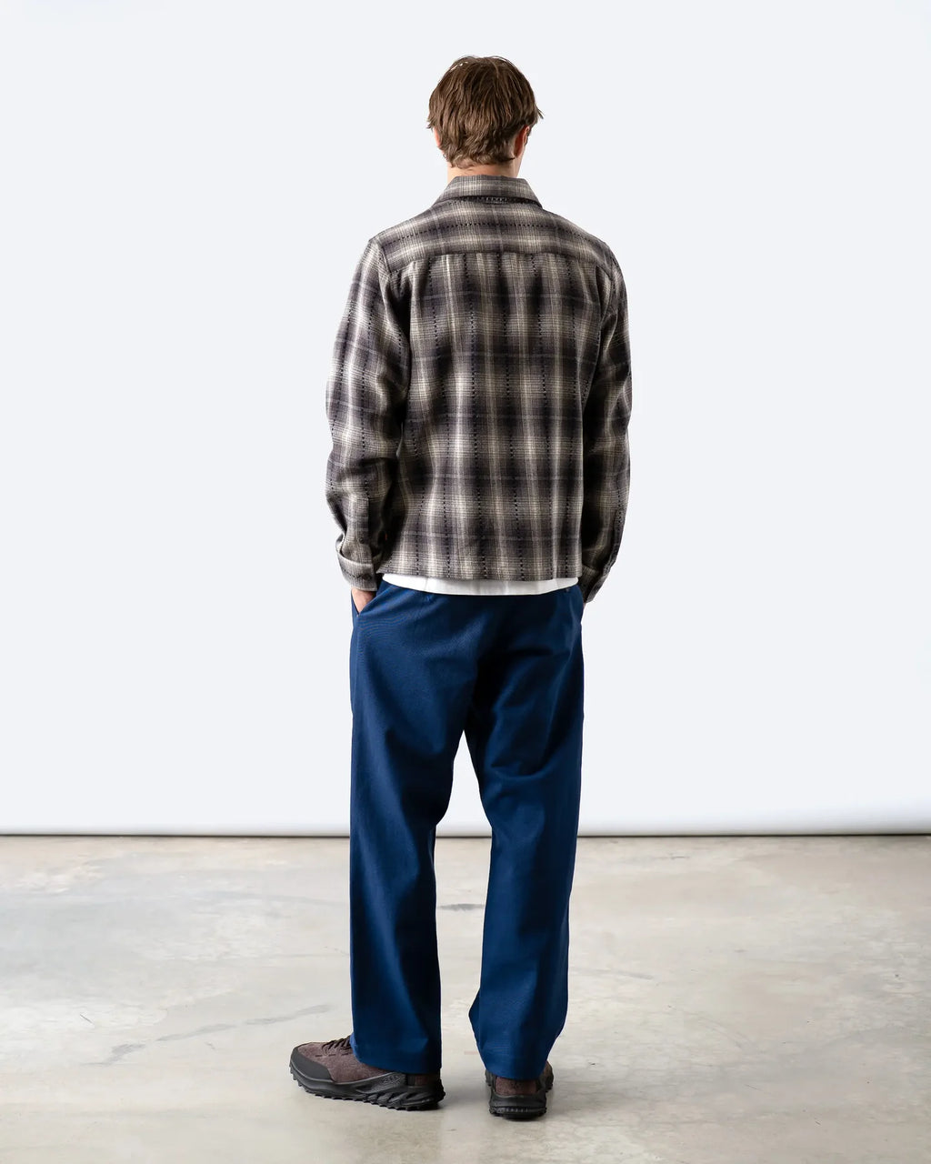 Dark Grey Kali Check Busey Shirt