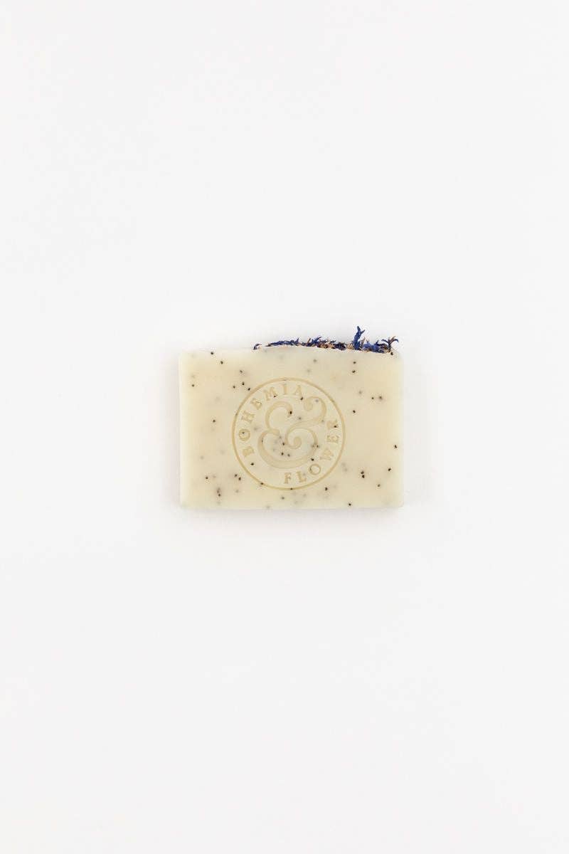 Meadow Bar Soap (Cornflower & Poppy Seed Unscented)
