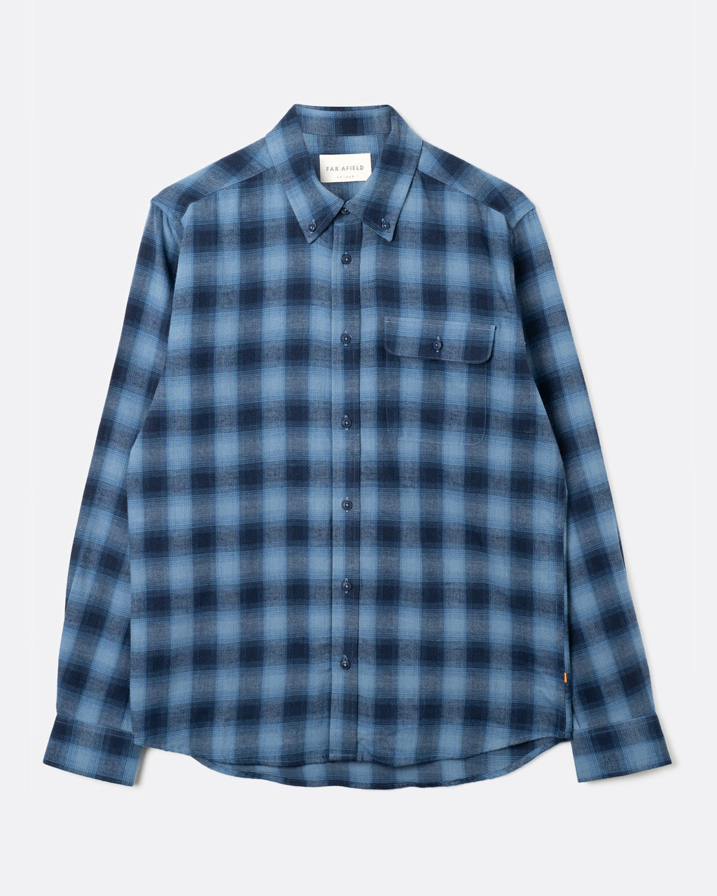 Blue Mustang Check Larry Shirt