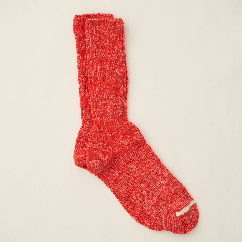 Garabou Red Organic Cotton Socks