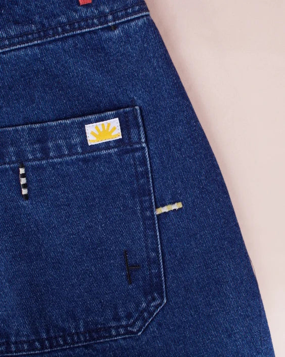 Puzzle Embroidered Mason Shorts