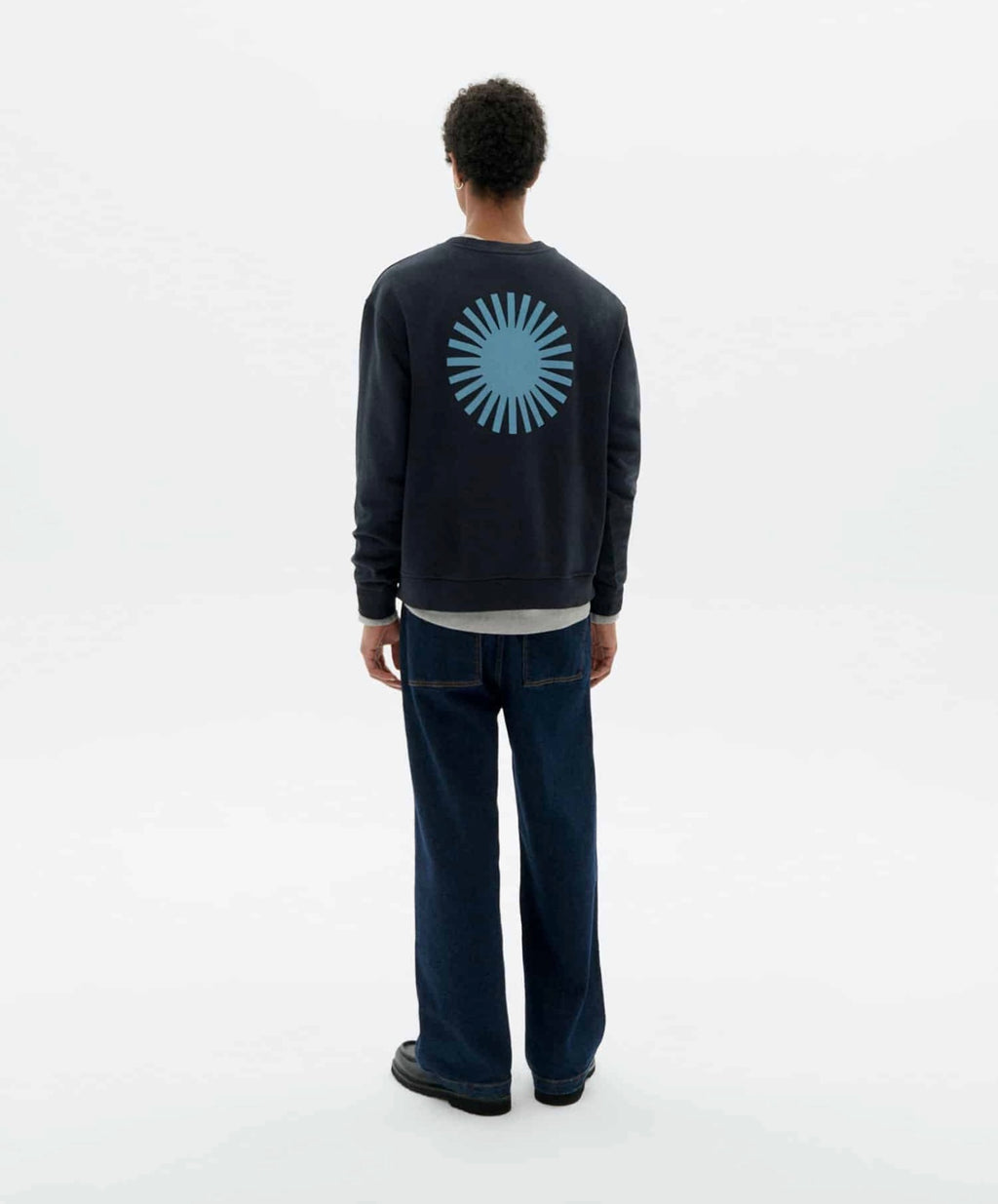 Navy Sun Sweatshirt