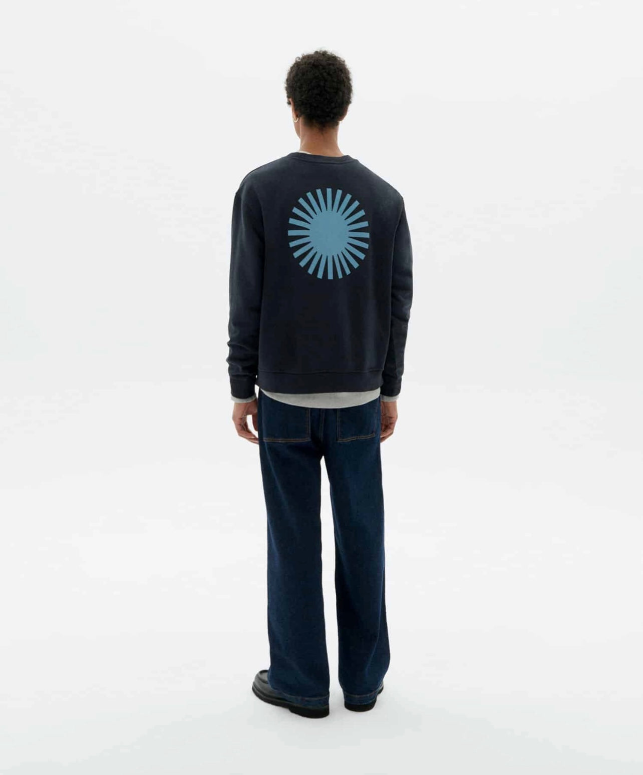 Navy Sun Sweatshirt