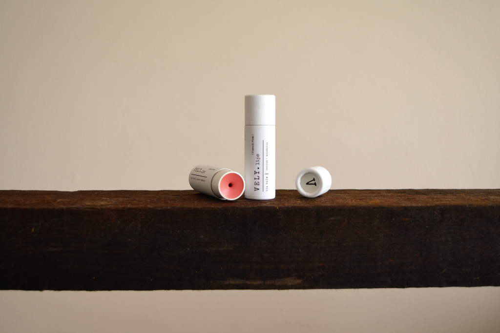 Natural Vegan Tinted Lip Balm "French Pink"