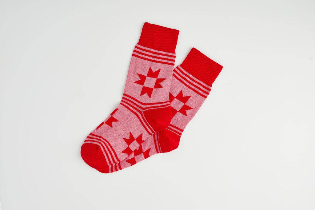 Patchwork Folk Socks