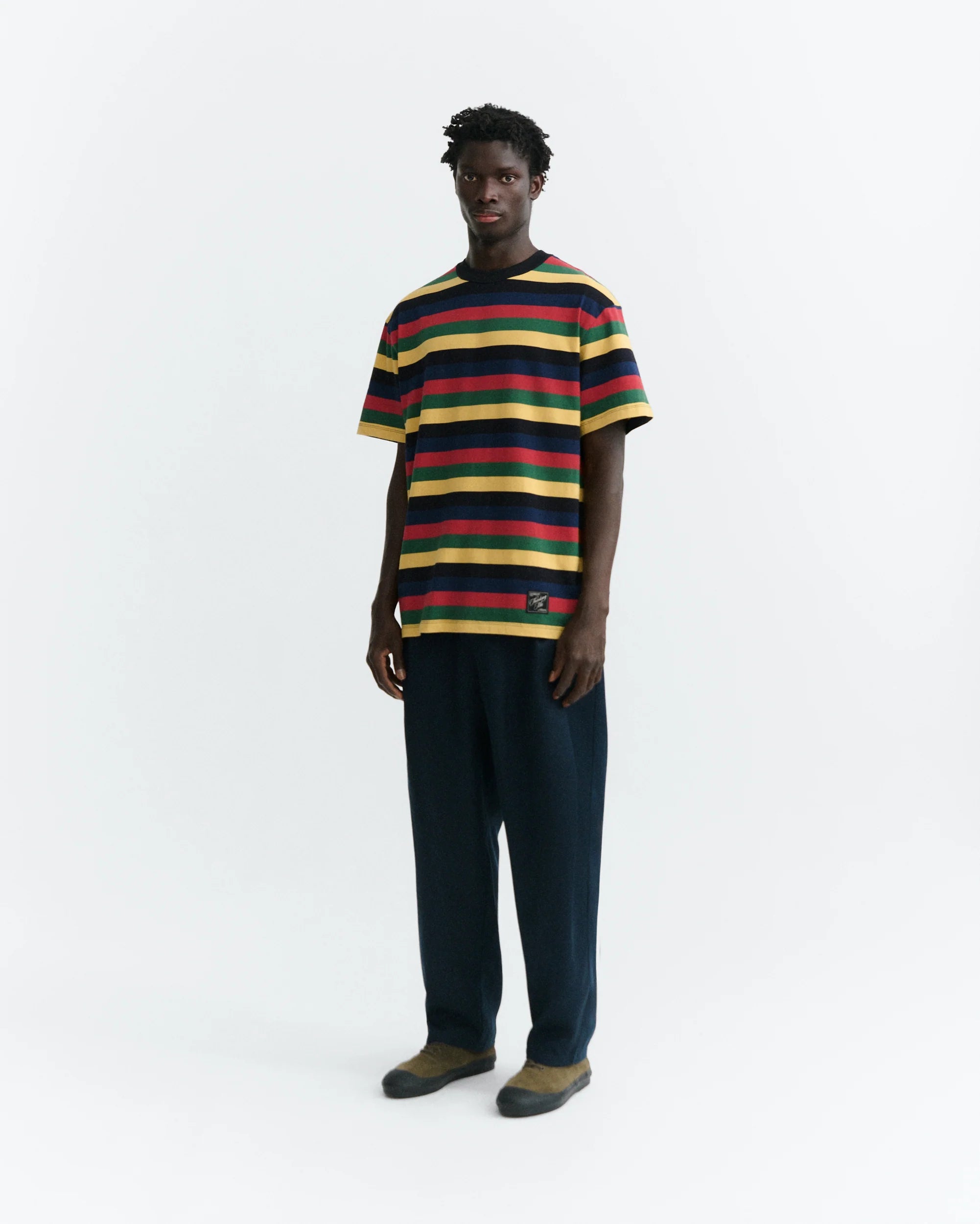 Multicolour Stripe Aaron T Shirt
