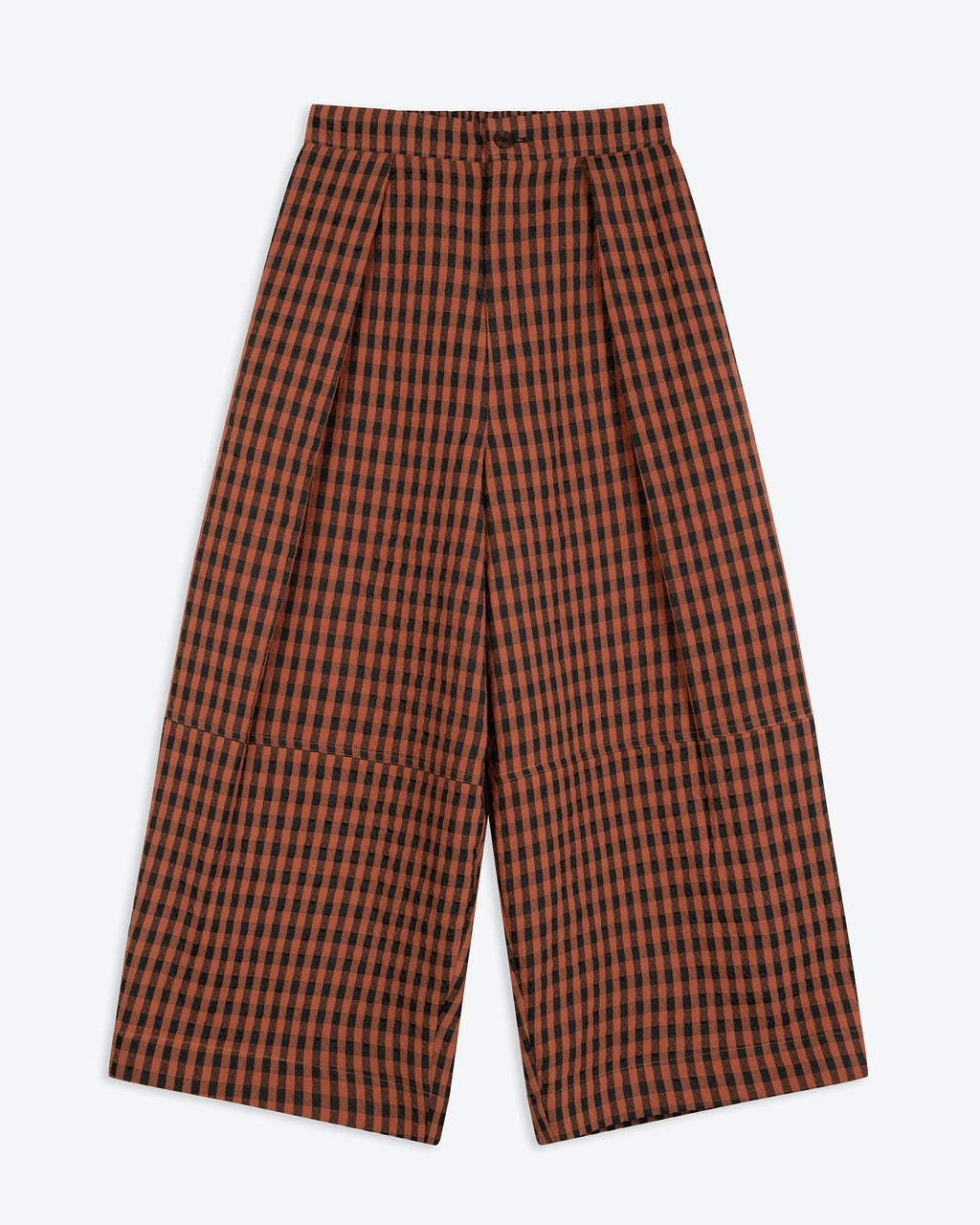 Tan Check Leili Trouser