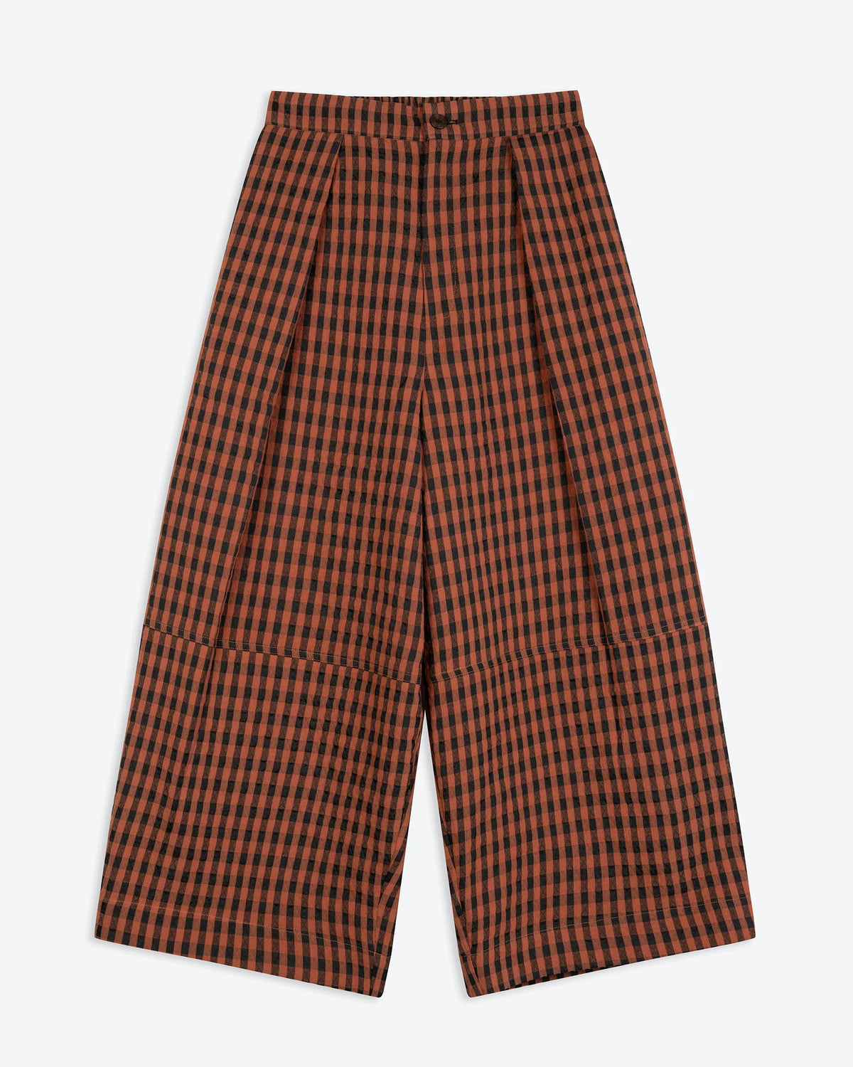 Tan Check Leili Trouser