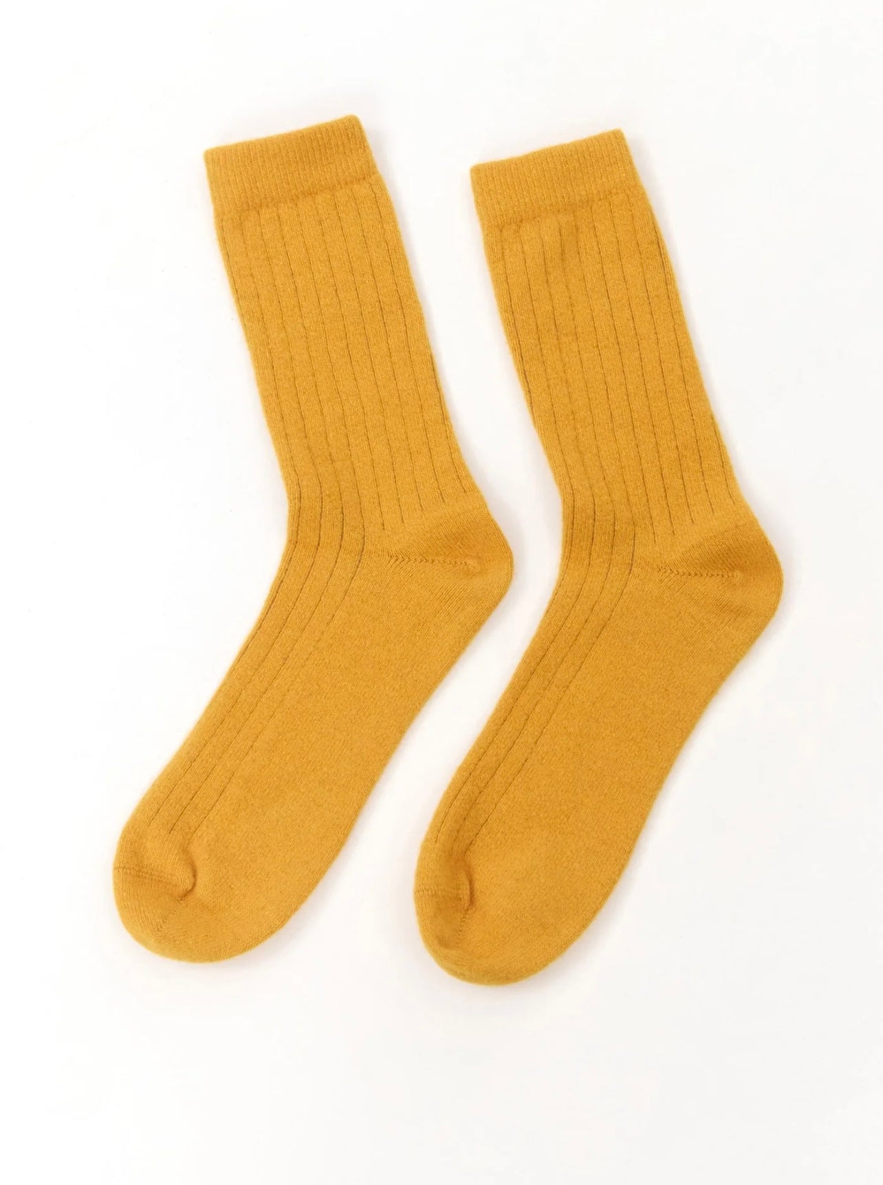 Wool Socks Mustard