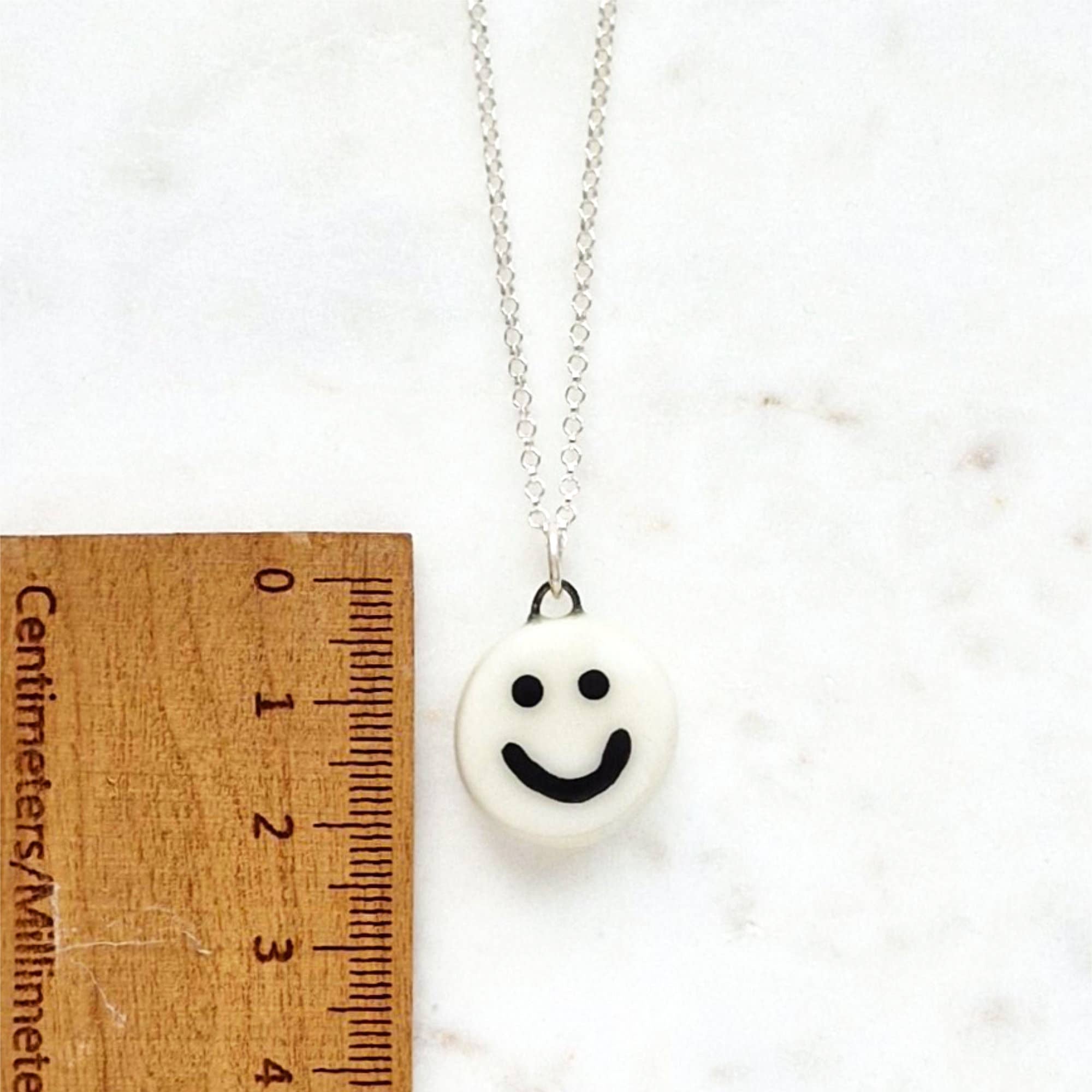 Smiley Sad Pendant Necklace