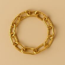 Chunky Organic Link Gold Bracelet