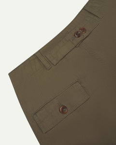 Khaki Barrel Leg Pants