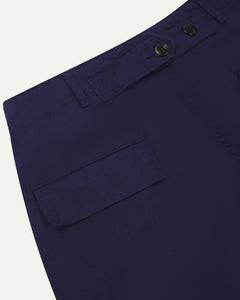 Deep Indigo Barrel Leg Pants