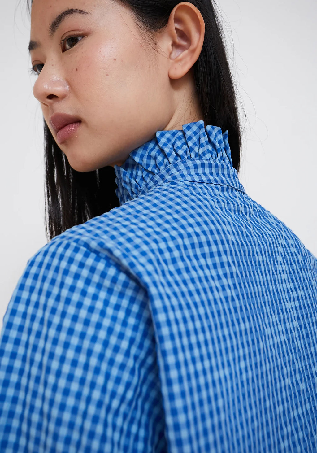 Blue Vichy Technical Shirt