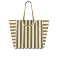 Olive Stripes Elisa Tote Bag