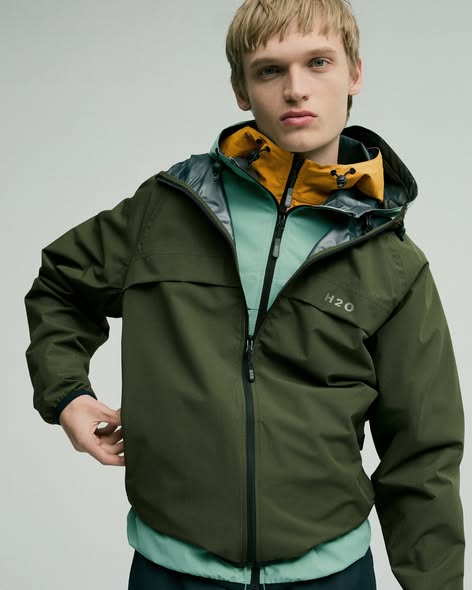 Navy Romo Rain Jacket